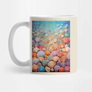 Small Summer Sea Shells Mug